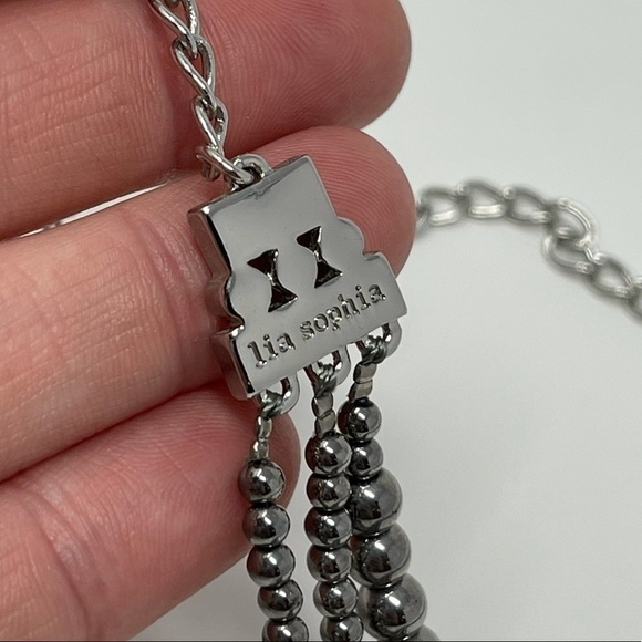 Lia Sophia Necklace Vignette Crystal Glass Beads - Picture 4 of 4